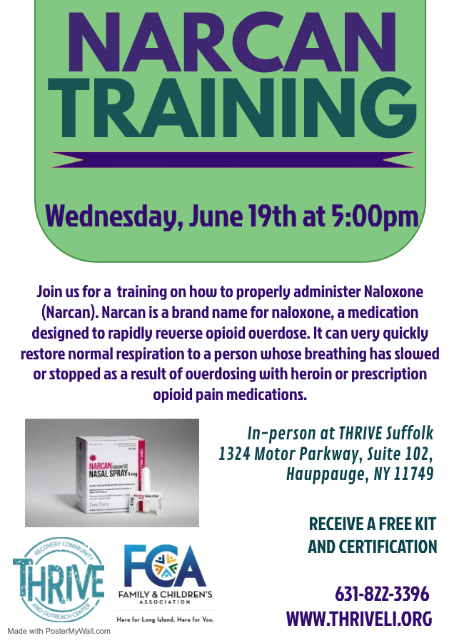 Narcan Training 6 19 24 Flyer