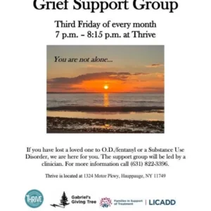 Grief Support Group Licadd Flyer